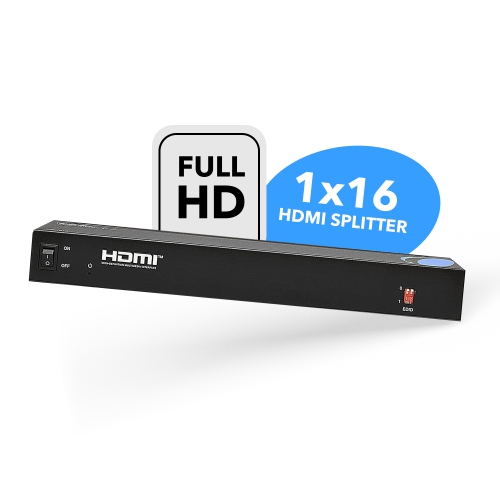 1x16 HDMI Splitter : 1-In 16-Out, UltraHD 4K, EDID