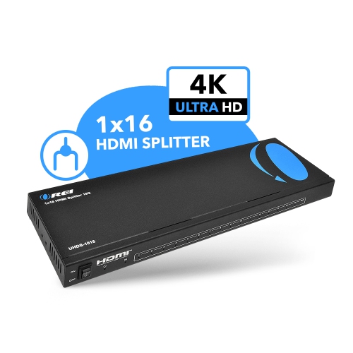 1x16 HDMI Splitter : 1-In 16-Out, UltraHD 4K, EDID