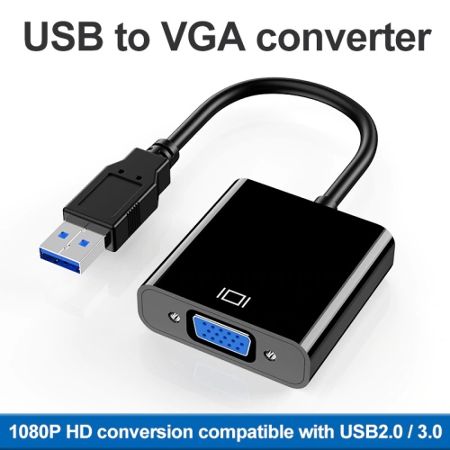 USB to VGA Adapter Converter External Video Adapter Multi-Display Graphic Card