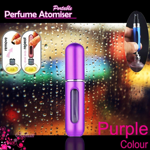 SUPERSHIELD Perfume Atomizer Atomiser for Travel Portable Mini Refillable Bottle Scent Pump Spray (5Ml)