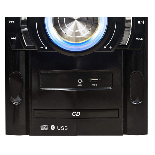 Magnavox – système audio d’étagère 3 pièces pour CD avec radio FM stéréo numérique PLL MM440, technologie sans fil Bluetooth