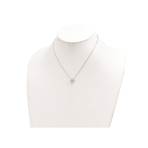 Sterling Silver Paw Print Pendant Necklace and Earrings Charm Set