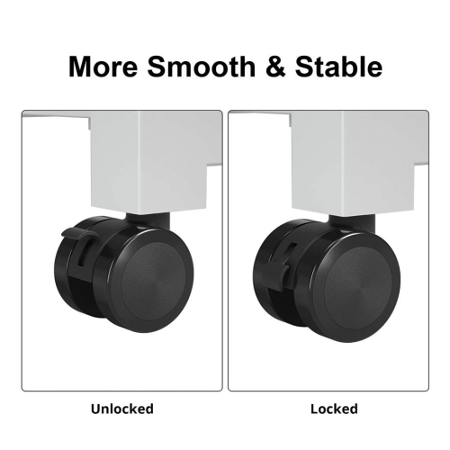 FitDesk Adjustable Height Mobile Standing Desk