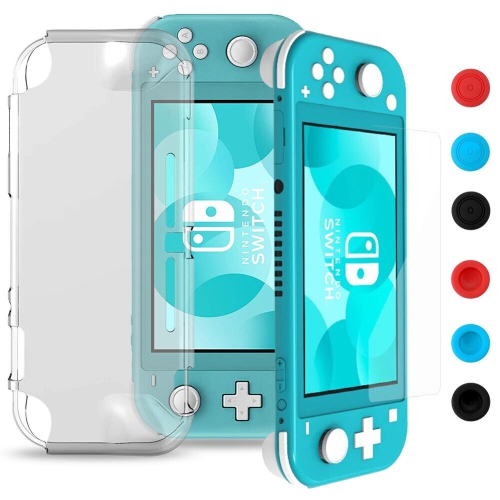 Pour Nintendo Switch Lite 2019 Étui souple en TPUR avec protection antirayure en verre