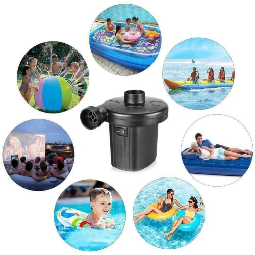 Electric Air Pump Inflator 110V-120V Vacuum Storage Compression BagInflator & Deflator with 3 Nozzles Sucker