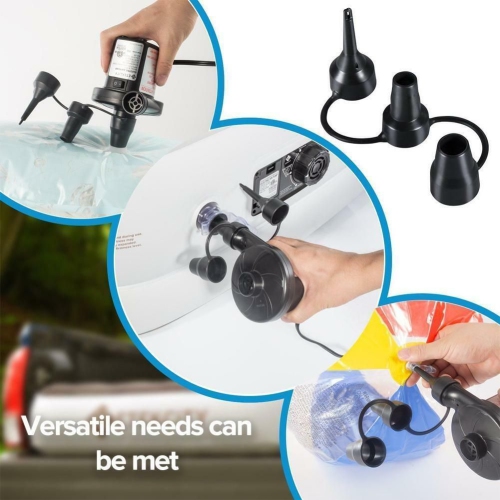 Electric Air Pump Inflator 110V-120V Vacuum Storage Compression BagInflator & Deflator with 3 Nozzles Sucker