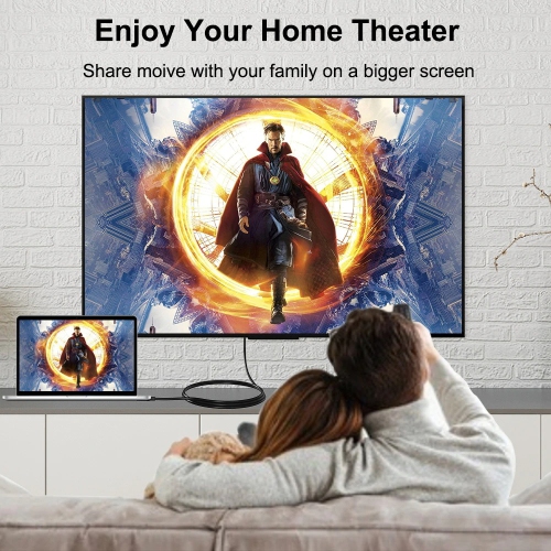 DisplayPort to HDMI Cable DP to HDMI 4K Video Converter Cord 6Ft 1.8M