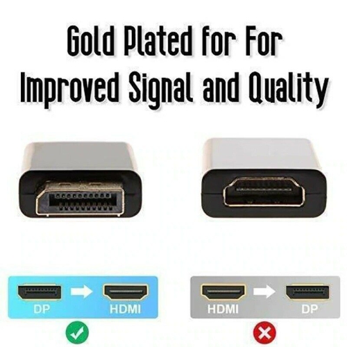 Adaptateur convertisseur DisplayPort DisplayPort DisplayPort DisplayPort DisplayPort DisplayPort DisplayPort DisplayPort mâle vers HDMI femelle