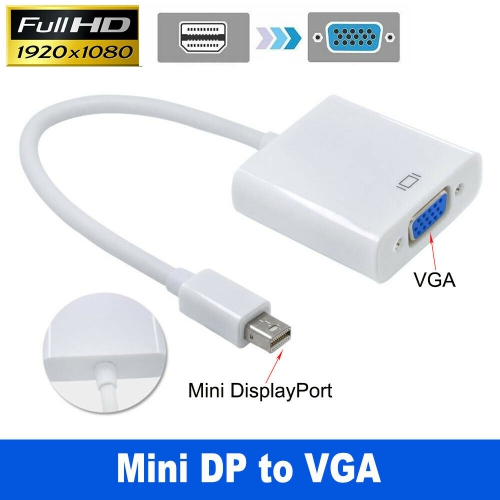 Mini Display Port to VGA Video Adapter Converter Mini DP To VGA Cable