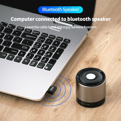 USB 5.0 Bluetooth Adapter Wireless Dongle Bluetooth Transmitter Receiver for Windows 10/8.1/8 / 7 / XP Laptop PC for Bluetooth Speaker, Headset,