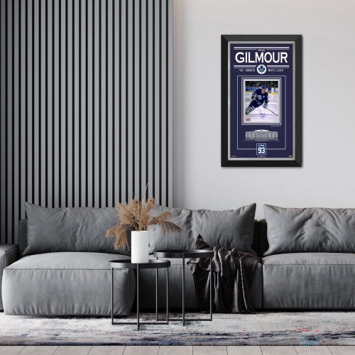 Doug Gilmour Signed Photo LTD ED of 93 Frame