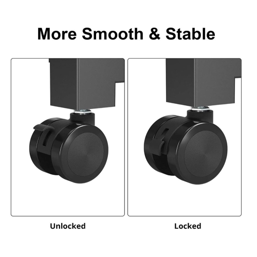 FitDesk Adjustable Height Mobile Standing Desk