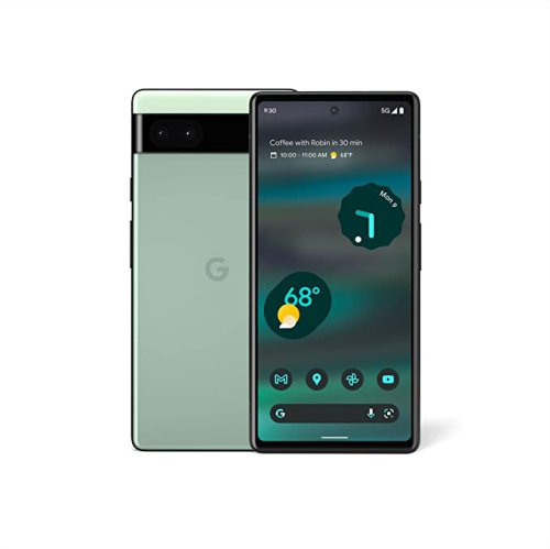 Pixel 6A 128 Go de Google subtilement sauge Boîte ouverte Déverrouillé