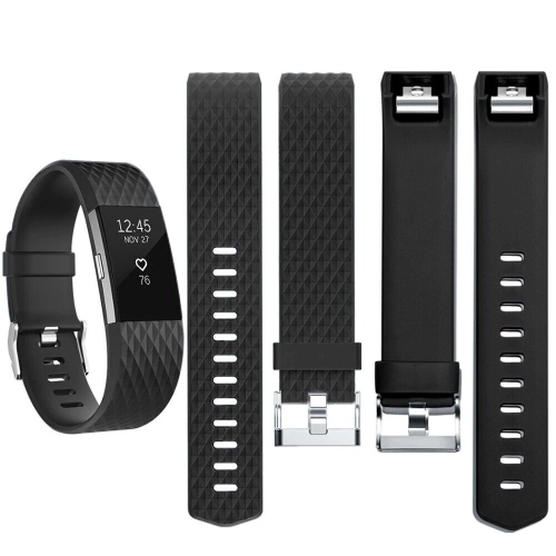 Fitbit Charge 2 Bands, Silicone Bracelet Strap Replacement Band for Fitbit Charge 2