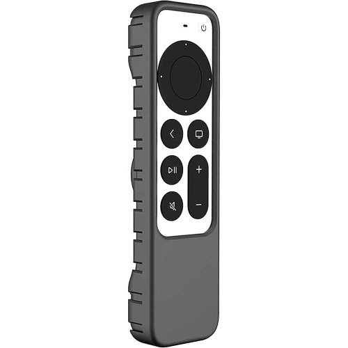 SAHARACASE  - Apple Tv 4K Remote Silicone Case for Apple Airtag - In Black