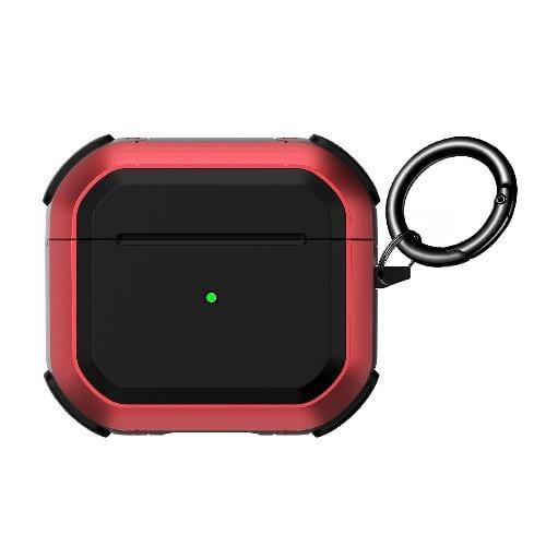 SAHARACASE  - Armor Series Case for Apple Airpods (3Rd Generation) - In Red Best Case For Apple AirPods