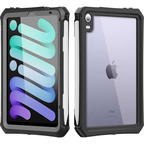 SAHARACASE  - Waterproof Case for Apple Ipad Mini (6Th Generation 2021) - In Black I love this Water Proof case