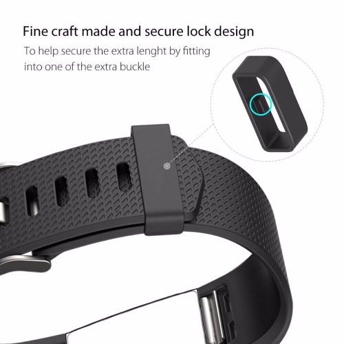 SuperShield Fitbit Charge 3 4 Band Replacement Wrist Strap Silicone Sport Smart Watch Strap