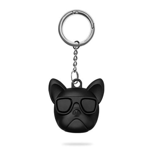 SAHARACASE  - Hang Case for Apple Airtag - In Black We love this amazing Frenchie!