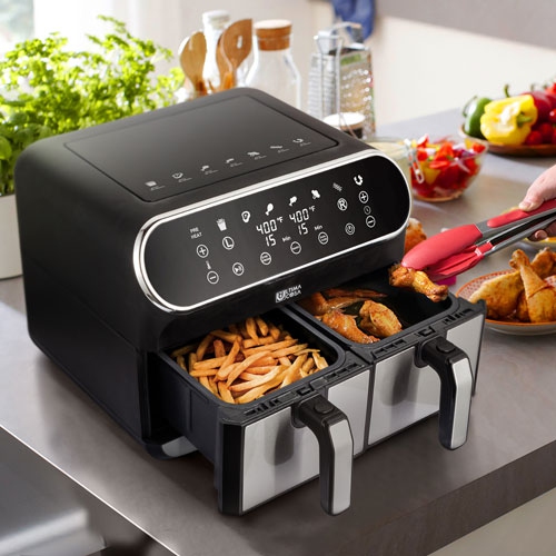 Friteuse numérique Ultima Cosa - 8L/8.5QT - Acier inoxydable noir