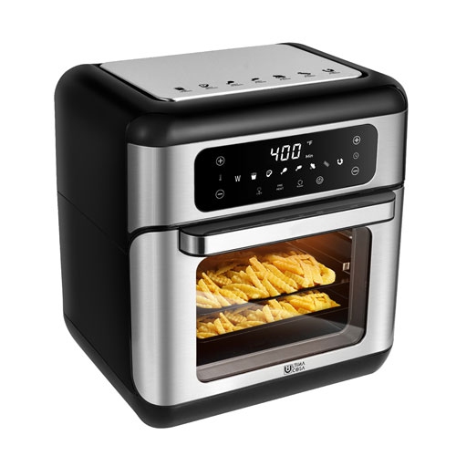 Open Box - Ultima Cosa Digital Air Fryer Oven - 10L/10.6QT - Black Stainless Steel