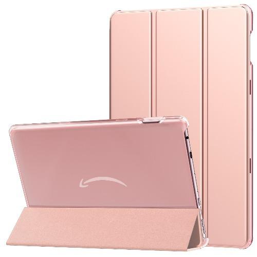 SAHARACASE  - Tri-Fold Folio Case for Amazon Fire HD 10 (2021) - In Pink Grèat tablet case, it was affordable and best for us 