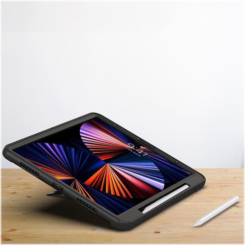 SaharaCase - PROTECTION Hand Strap Series Case for Apple iPad Air 10.9" - Black