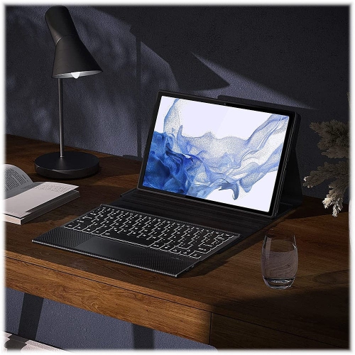 SaharaCase - Keyboard Case with TrackPad for Samsung Galaxy Tab S8+ - Black