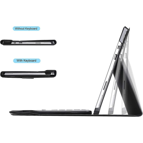 SaharaCase - Keyboard Case for Microsoft Surface Pro X - Black
