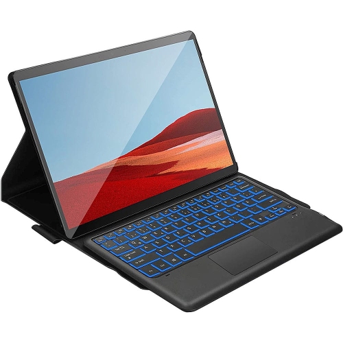 SaharaCase - Keyboard Case for Microsoft Surface Pro X - Black