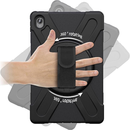 SaharaCase - Protection Hand Strap Series Case for Lenovo Tab P11 - Black