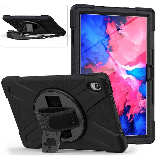 SaharaCase - Protection Hand Strap Series Case for Lenovo Tab P11 - Black