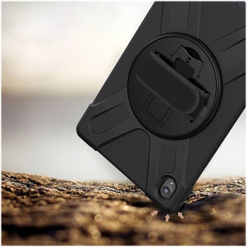SaharaCase - Protection Hand Strap Series Case for Lenovo Tab P11 - Black