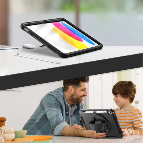 SaharaCase - Protection Hand Strap Series Case for Apple iPad 10.9" - Black