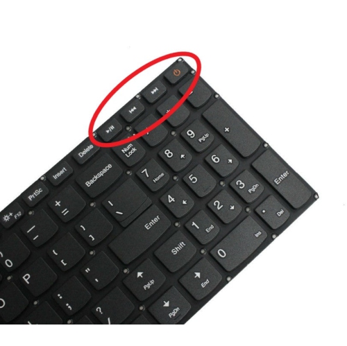 New Lenovo Ideapad Touch 110-15ACL Keyboard US English Black no frame