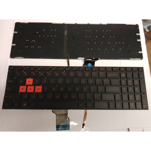 Asus GL702 GL502 Backlit Keyboard - Black, US English Layout
