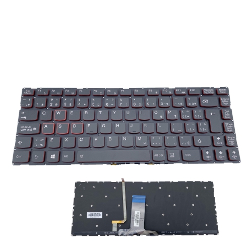 Clavier bilingue rétroéclairé Y40 Y40-70 de Lenovo – parfait remplacement pour une expérience de frappe améliorée