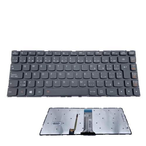 Clavier bilingue rétroéclairé IdeaPad de Lenovo pour modèles 100s, 500S et 300s - modèle SN20G62999