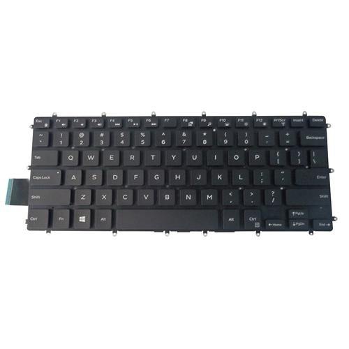 Nouveau clavier rétroéclairé anglais américain Inspiron 13 3379 7368 7378 de Dell H4XRJ