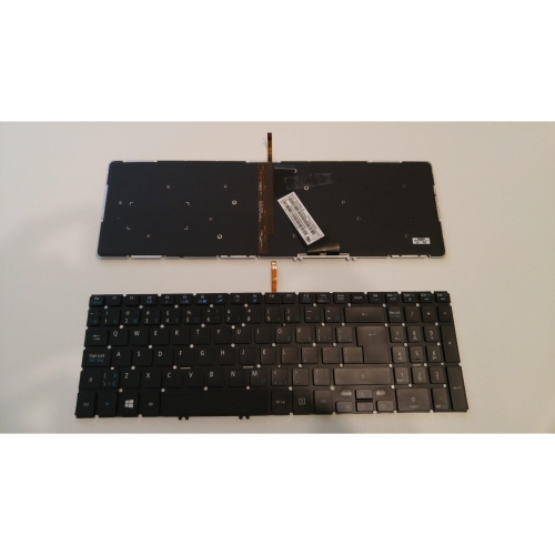 ACER  New Aspire Keyboard Backlit Canadian Ca Nsk-R91Bq Aezrkk00010