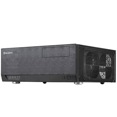 SILVERSTONE  Technology Aluminum Micro-Atx Computer Case (Gd09B-C) In Black
