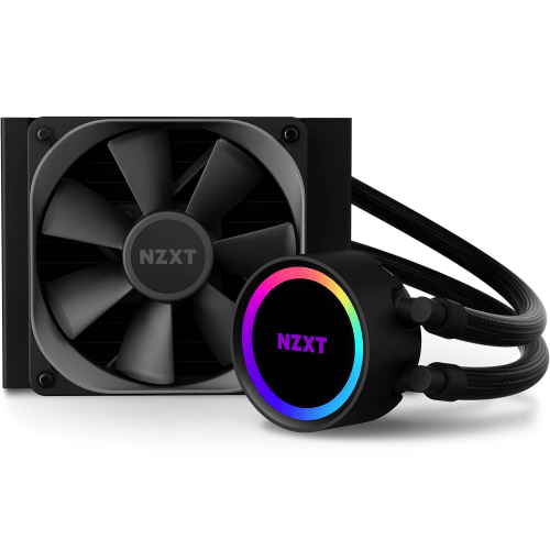 NZXT Kraken 120 Fluid Dynamic Bearing LGA 1700 AM5 120mm Radiator Fans 300RPM Black Other Computer & Laptop Accessories