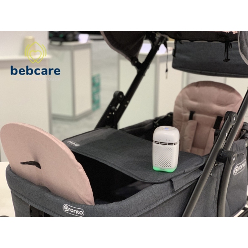 Bebcare Air - Portable H11 True EPA Purifier for Allergies Smells Pollen Smoke Pet Dander, 22dB Ultra-Quiet, Removes 99.94% of Pollutants, Designed