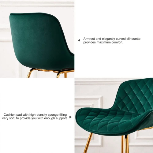 Furniture One Bar Stools Set of 2 Green