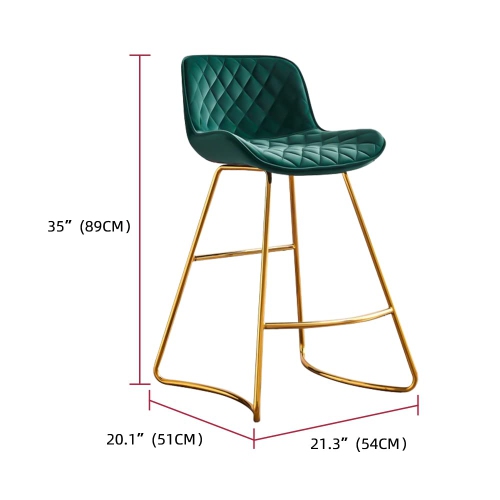 Furniture One Bar Stools Set of 2 Green