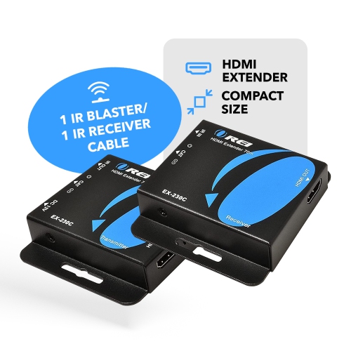 4K HDMI Extender Over CAT6/7 RJ45 4K@30Hz Upto 130 Ft & 1080p Upto 230 Ft