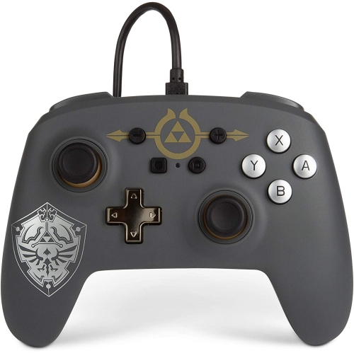 PowerA Enhanced Wired Controller for Nintendo Switch - Hylian Shield