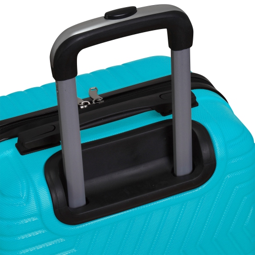 NICCI 3 Piece Luggage Set Lattitude Collection - Aqua