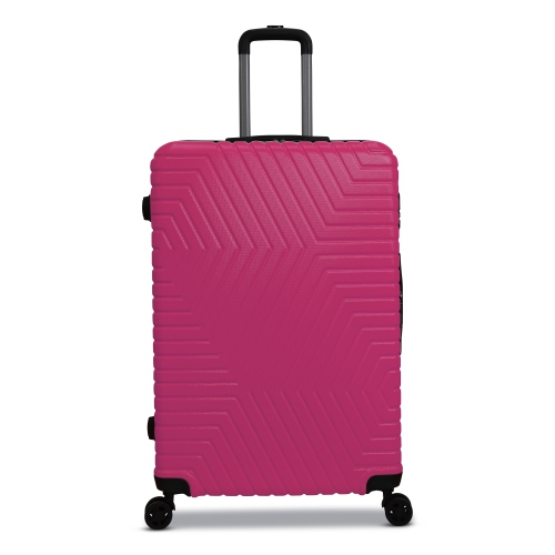 NICCI 3 Piece Luggage Set Lattitude Collection - Fuchsia