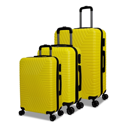 NICCI 3 piece Luggage Set Lattitude Collection - Yellow | Best Buy Canada